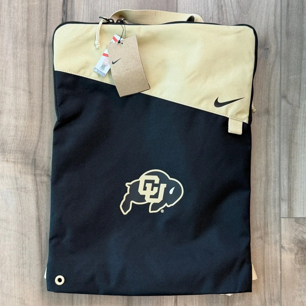 Colorado Buffaloes Nike Utility Gymbag  OS Black Gold HM5135-010 **NEW**